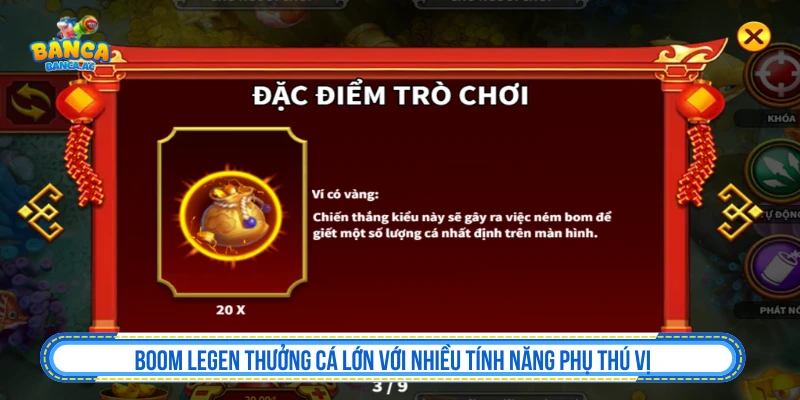 Bắn Cá Đổi Thưởng - Top Game Bắn Cá Đổi Thưởng 2026 Boom Legen thưởng cá lớn với nhiều tính năng phụ thú vị