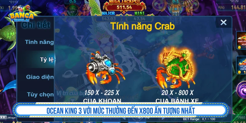 Bắn Cá Đổi Thưởng - Top Game Bắn Cá Đổi Thưởng 2026 Ocean King 3 với mức thưởng đến x800 ấn tượng nhất