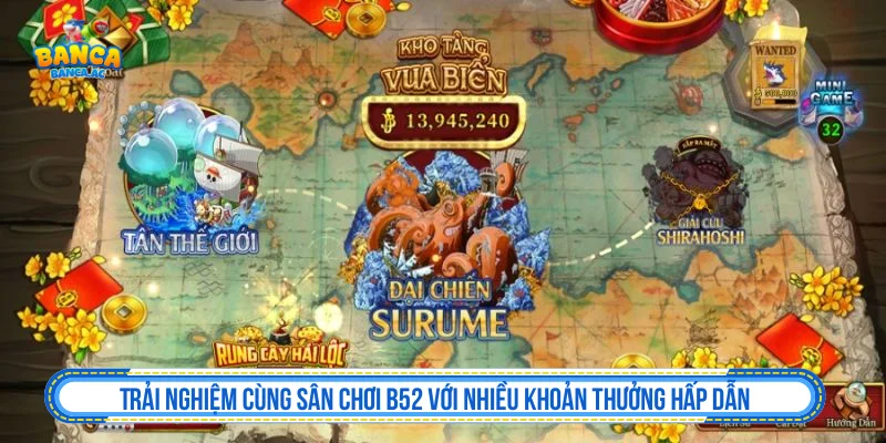 Bắn Cá Đổi Thưởng - Top Game Bắn Cá Đổi Thưởng 2026 Trải nghiệm cùng sân chơi B52 với nhiều khoản thưởng hấp dẫn